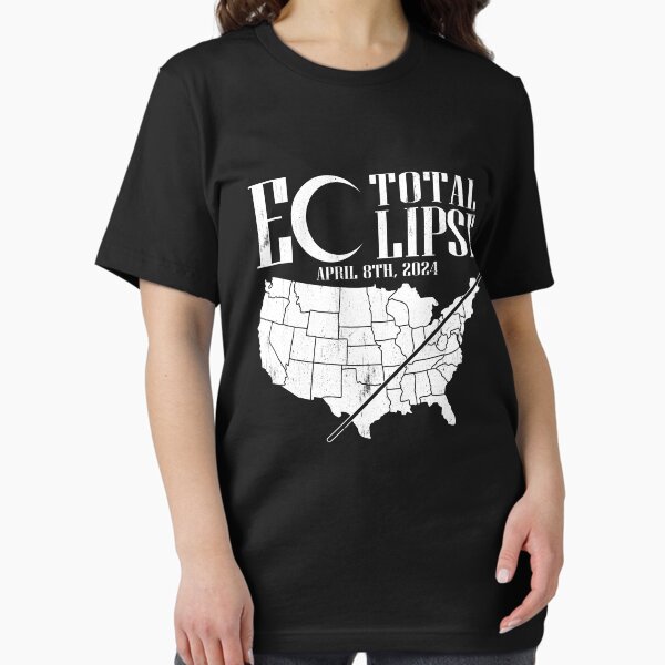 Item preview, USA Map Path Of Totality 4.8.24 America Total Solar Eclipse Gear designed and sold by DynamicDesign.