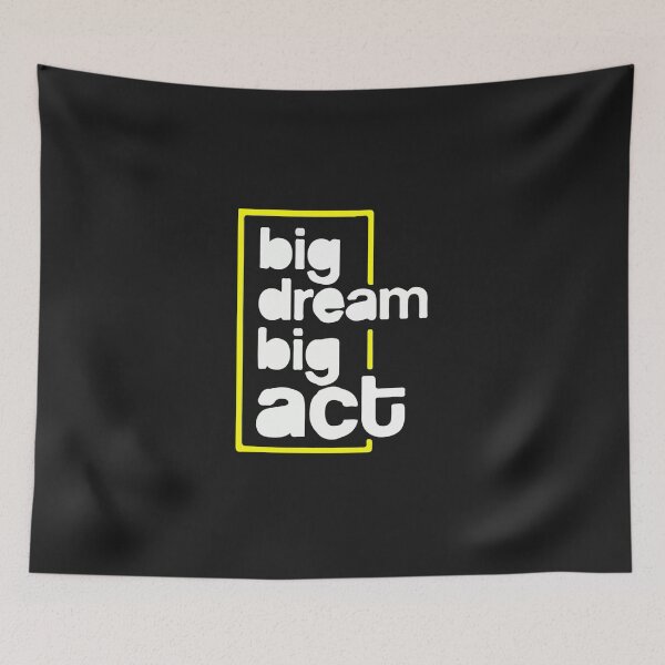 Item preview, Big dream big act Classic T-Shirt designed and sold by BaranZMEN.