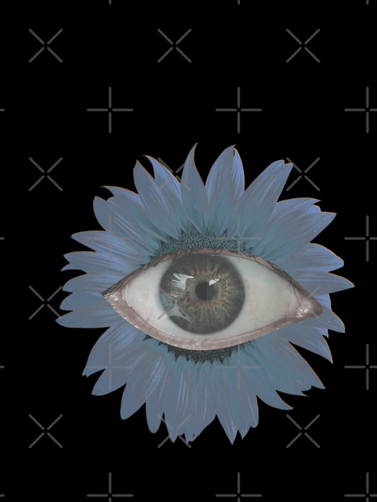 Weirdcore Dreamcore Sunflower Eye  Postcard for Sale by ghost888