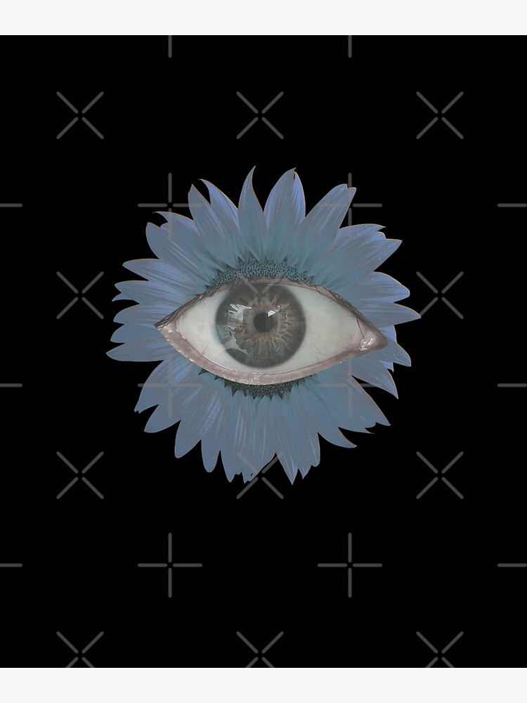 Dreamcore Weirdcore Aesthetics Rainbow Flower Eyes Sticker for Sale by  ghost888