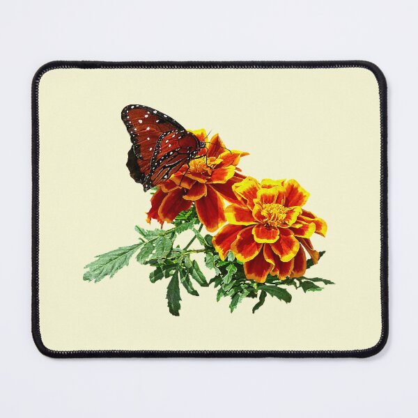 Item preview, Queen Butterfly on Marigold designed and sold by Susan Savad.
