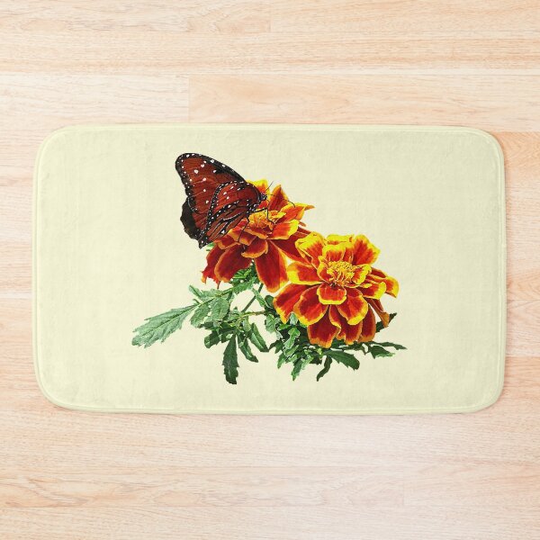 Item preview, Queen Butterfly on Marigold designed and sold by Susan Savad.