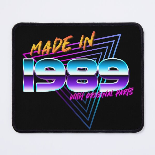 Item preview, made in 1989 • 35th birthday 80s birth year retro designed and sold by KleverOlivier.