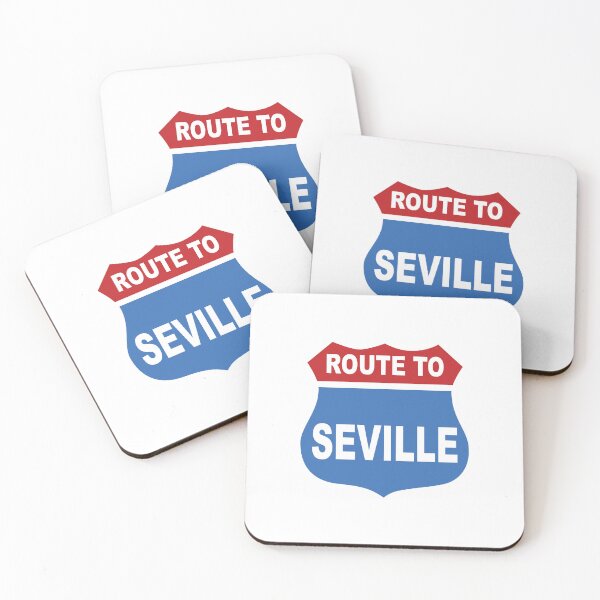 Artikelvorschau, Rangers FC, Route nach Sevilla, Rangers Halbfinale 2022, Fußball-Fan-Geschenk, Glasgow, Retro-Design, entworfen und verkauft von FootyLocker.