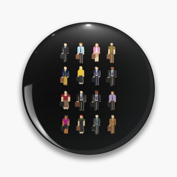 Item preview, The Office Characters Classic T-Shirt designed and sold by KatrinMuler.