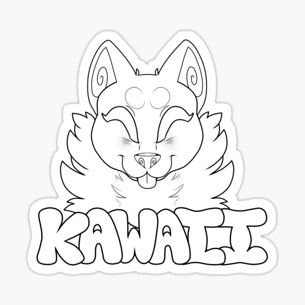 "Kawaii" Sticker by GalesEpicenter Redbubble
