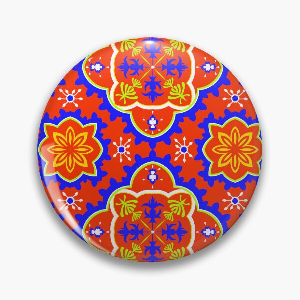 Item preview, Batik Pattern / Ethnic pattern Seamless Red Blue Yellow designed and sold by RisaArt22.