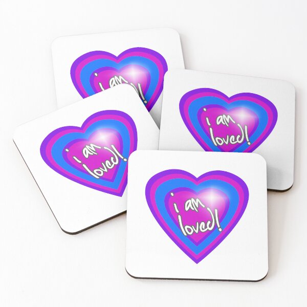 Item preview, Bisexual Heart "I am loved!" LGBTQ designed and sold by elisagavi.