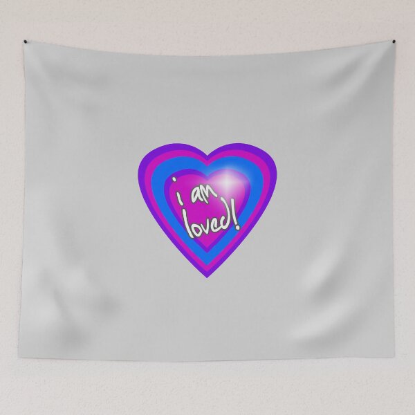 Item preview, Bisexual Heart "I am loved!" LGBTQ designed and sold by elisagavi.
