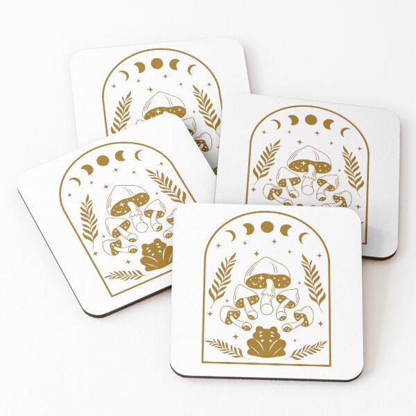 Item preview, Mystical Frog Aesthetic Cottagecore Frog Moon Frog Mushroom Frog designed and sold by CaitU.