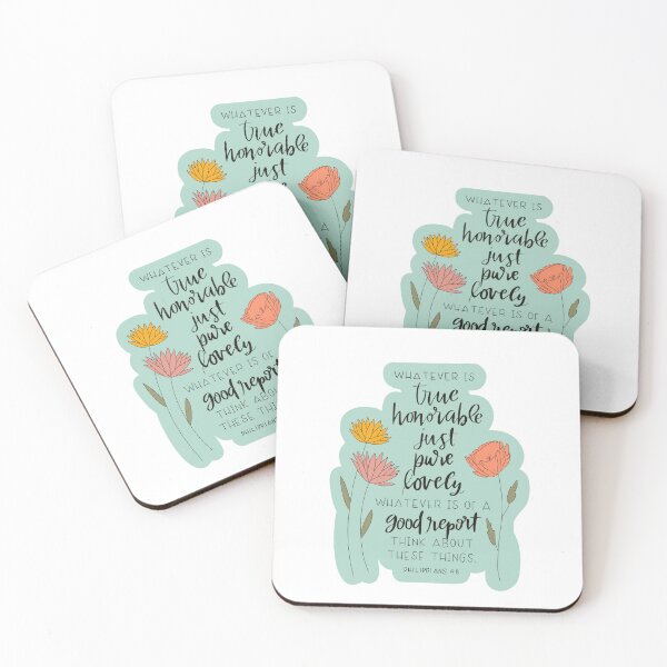Item preview, Philippians 4:8 designed and sold by anagoldpez.