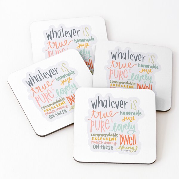 Item preview, Philippians 4:8 designed and sold by anagoldpez.