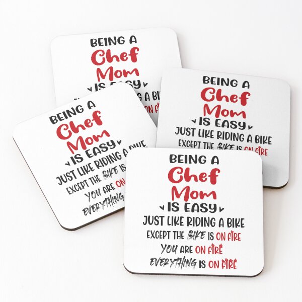 Item preview, Being A Chef Mom Is Like Riding A Bike Mothers Day Birthday Cooking Chef designed and sold by EasyPrintGift.