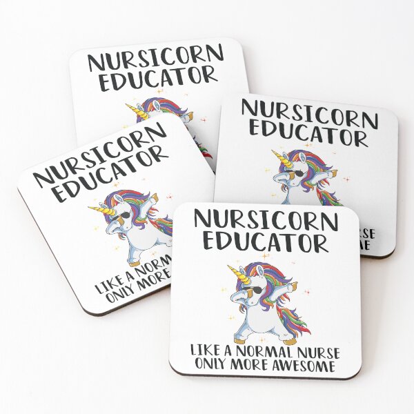 Item preview, Nurse Educator Unicorn designed and sold by woodesigner.