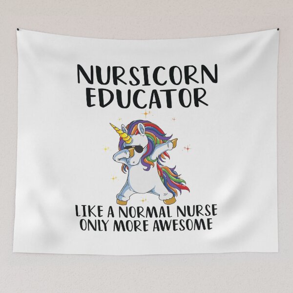 Item preview, Nurse Educator Unicorn designed and sold by woodesigner.
