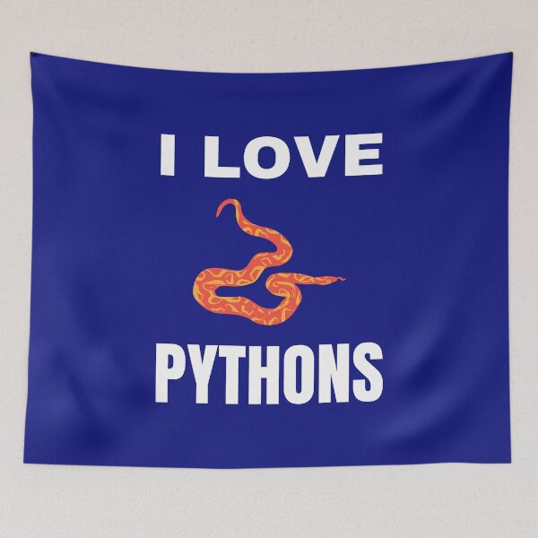 Item preview, I love Pythons designed and sold by fev-rocks.