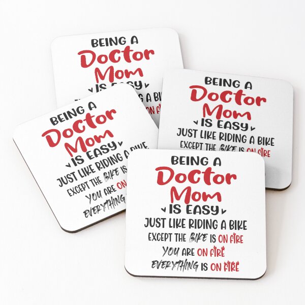 Item preview, Being A Doctor Mom Is Like Riding A Bike Mothers Day Birthday Funny Doctor designed and sold by EasyPrintGift.