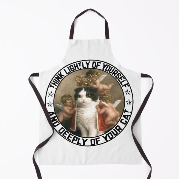 Item preview, Think Lightly Of Yourself And Deeply Of Your Cat designed and sold by RobeLan.