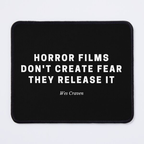 Item preview, Wes Craven Horror Films Don't Create Fear  designed and sold by BluenoseArt.