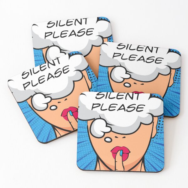 Item preview, Silent please, Don't Disturb, stop talking designed and sold by retrippy.