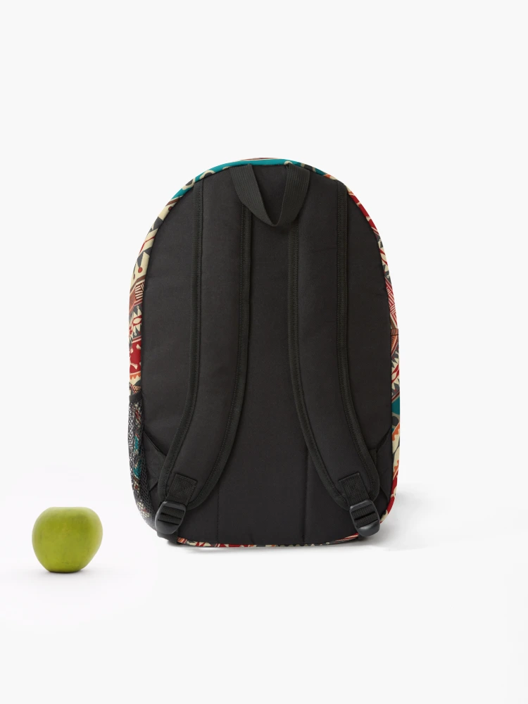 Thumbnail 2 of 3, Backpack, Aztec pattern designed and sold by RedTomasB.