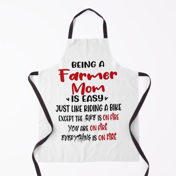 Item preview, Being A Farmer Mom Is Like Riding A Bike Mothers Day Birthday Funny Farmer designed and sold by EasyPrintGift.