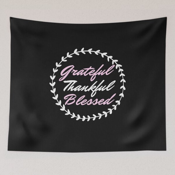 Item preview, Grateful Thankful Blessed T-Shirt designed and sold by MrTsTshirts.