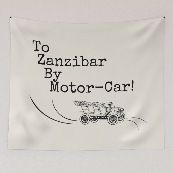 Item preview, To Zanzibar By Motorcar! #2 Black designed and sold by ArtSkeleton.