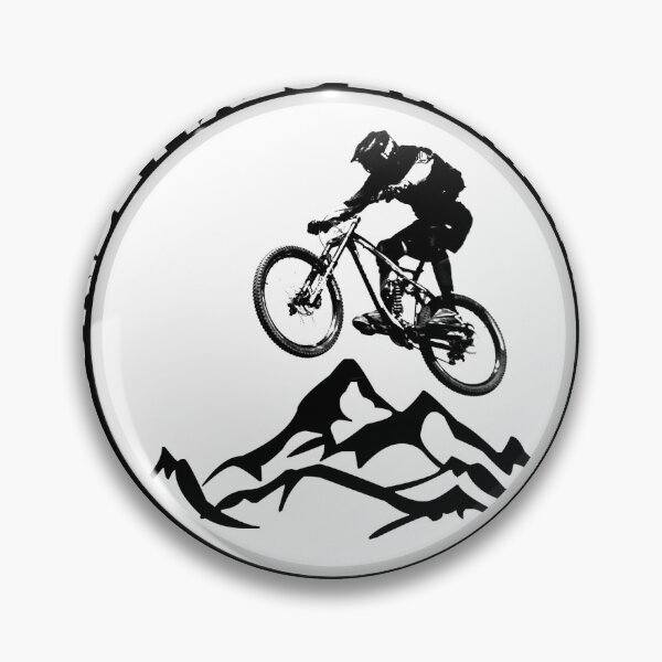 Item preview, A Ride Fixes Everything Mountain bike cyclist  designed and sold by WithALittleLuv.