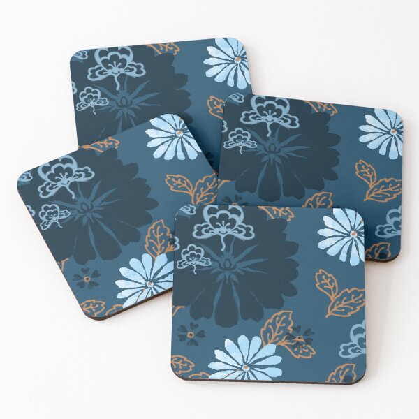 Item preview, Beautiful blue Japanese style greeting card designed and sold by Mary Jane Lange.