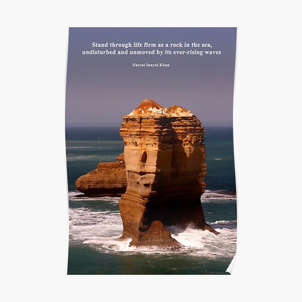 Stand Like a Rock Poster