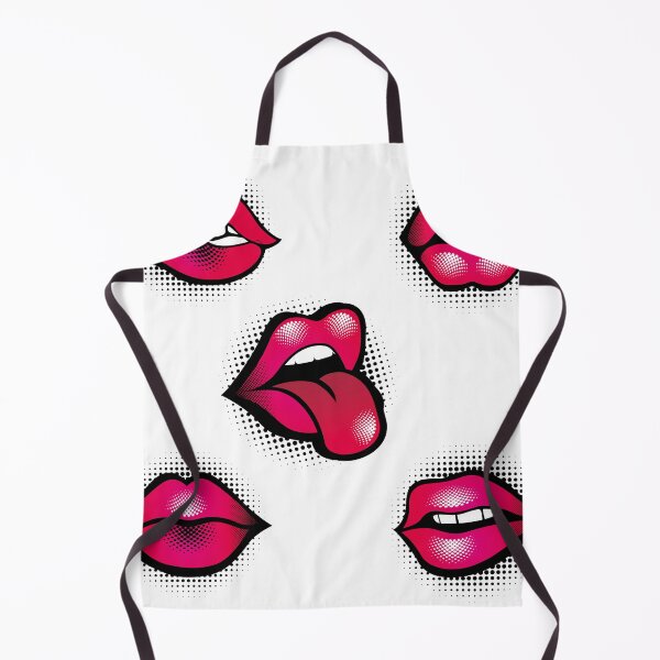 Item preview, Red Lips Stickers pack designed and sold by retrippy.