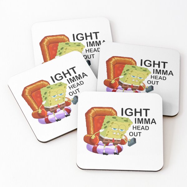 Item preview, IGHT IMMA HEAD OUT Meme designed and sold by peppermint-cat.