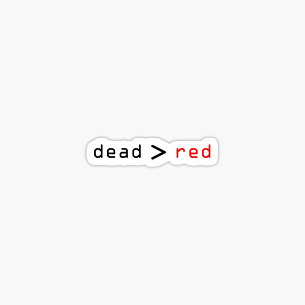 Vista previa del artículo con la obra «muerto> rojo», diseñado y vendido por afaf.