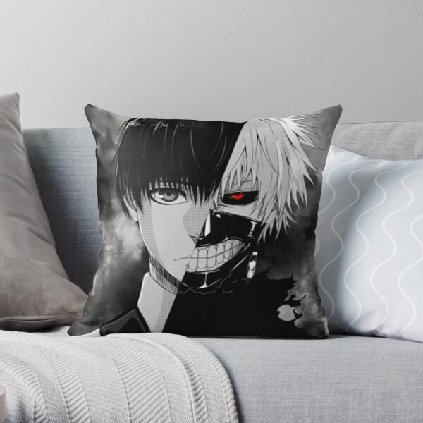 Kaneki/Ghoul Throw Pillow