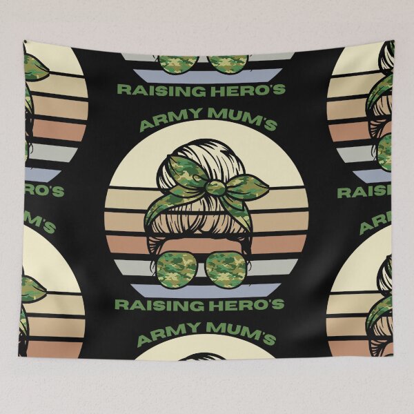Item preview, Army mums mothers day raising heros designed and sold by amy greaves.