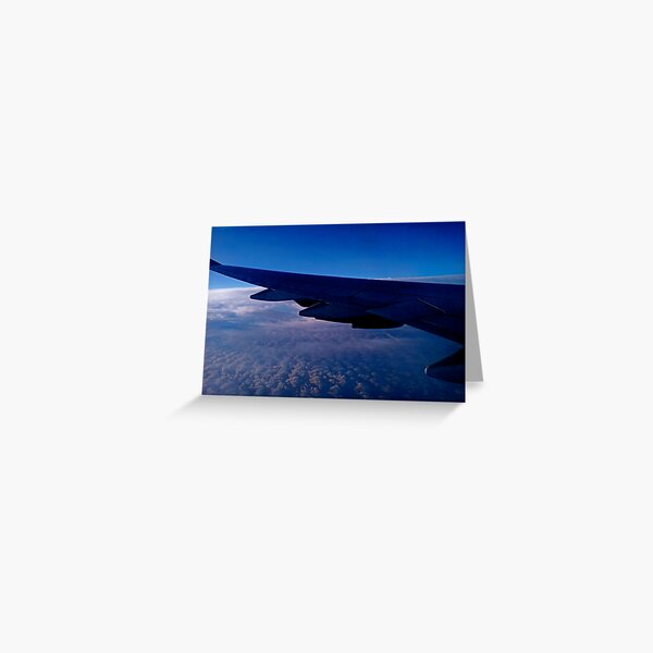 Blue Flight Greeting Card