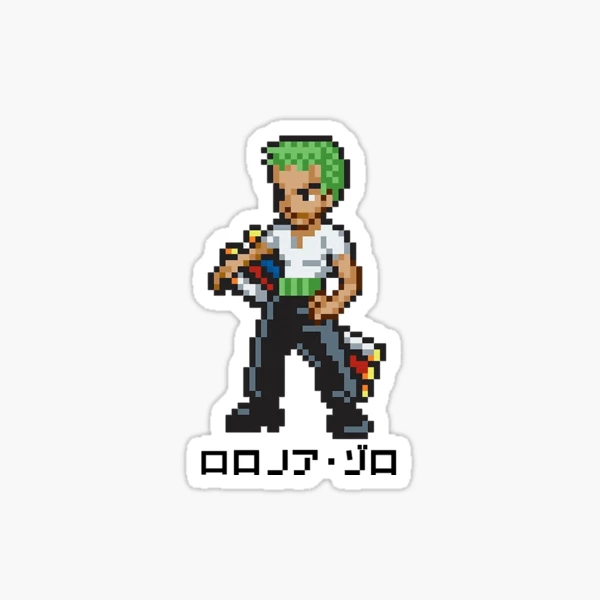 Bandeira de Pirata Zoro - pixelstickers