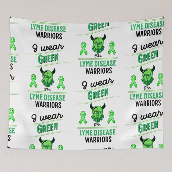 Item preview, Me visto de verde para la enfermedad de Lyme, guerrero de Lyme designed and sold by SportyDogShop.