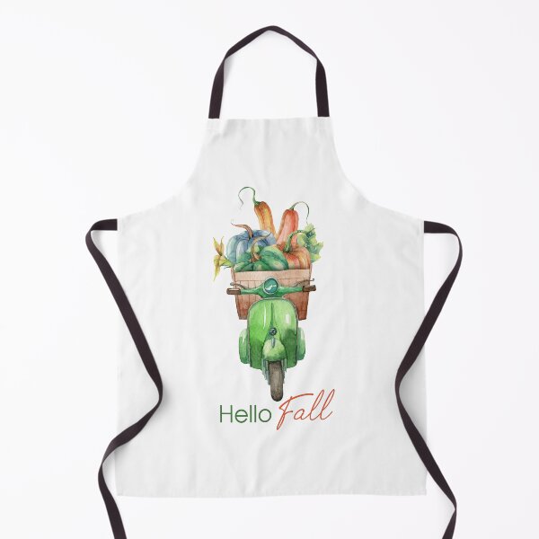 Item preview, Vegetable Motorbike Retro / Vintage Fruit & Vegetable Delivery Service Chef & Supermarket Pumpkin designed and sold by lookupcare.