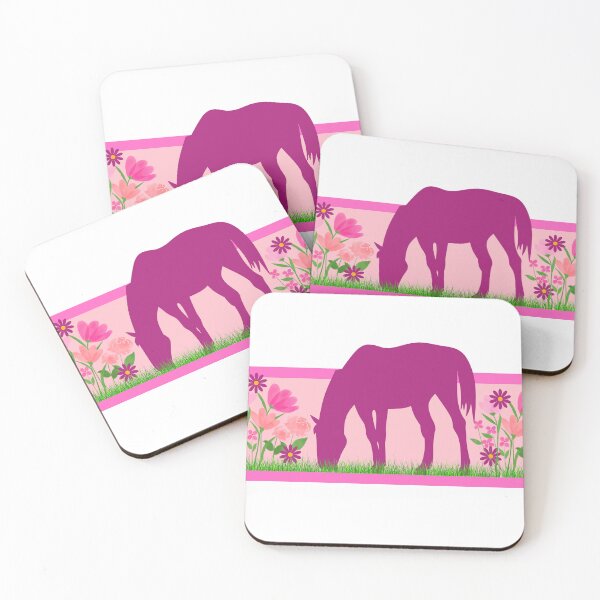 Item preview, Horse Grazing in Flowers designed and sold by AMERICANCHEEZ.