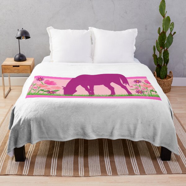 Item preview, Horse Grazing in Flowers designed and sold by AMERICANCHEEZ.