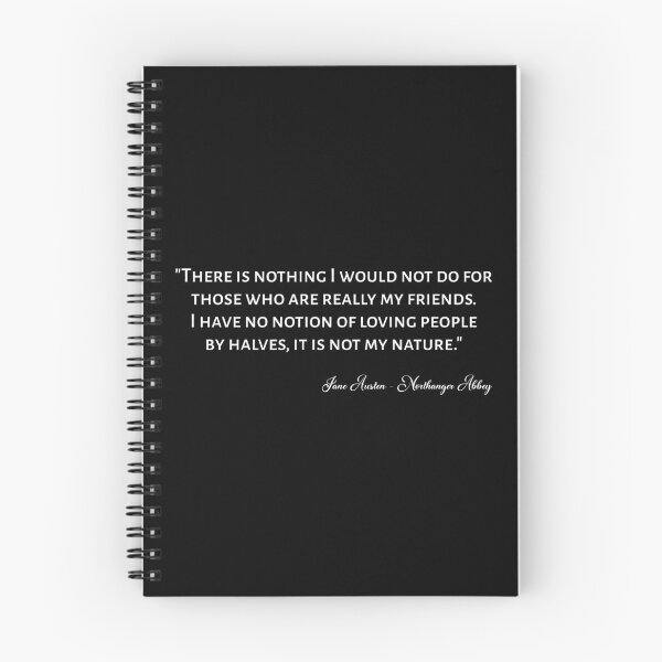 Item preview, Northanger Abbey Quote I designed and sold by Lemon Pepper.