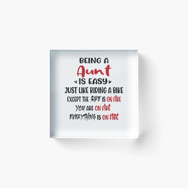 Item preview, Being An Aunt Is Like Riding A Bike Mothers Day Birthday Funny Aunt designed and sold by EasyPrintGift.