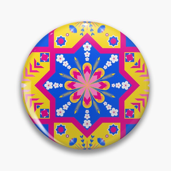 Item preview, Pastel Colored Floral Patterns / Batik Pattern / Ethnic pattern Seamless Blue Yellow designed and sold by RisaArt22.
