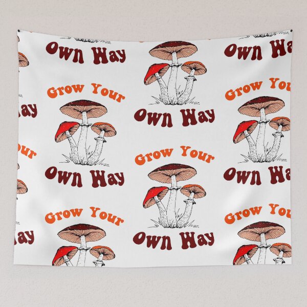 Item preview, Grow Your Own Way, Shroomz designed and sold by SportyDogShop.