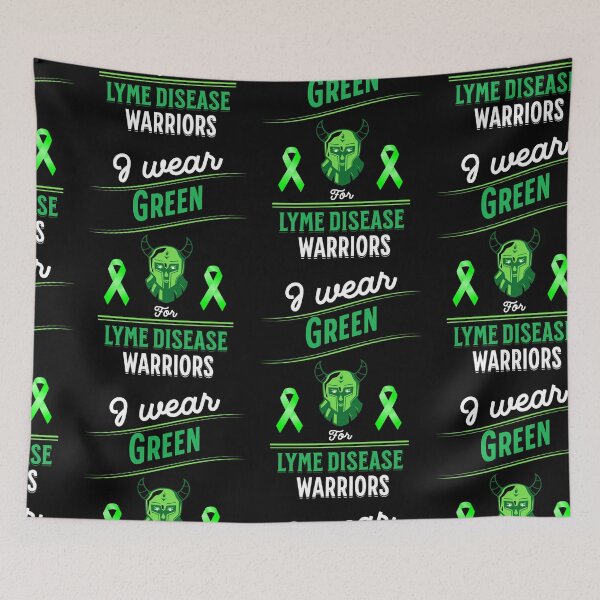 Item preview, Me visto de verde para la enfermedad de Lyme, guerrero de Lyme designed and sold by SportyDogShop.