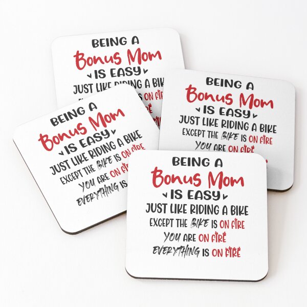 Item preview, Being A Bonus Mom Is Like Riding A Bike Mothers Day Birthday Funny Stepmom designed and sold by EasyPrintGift.