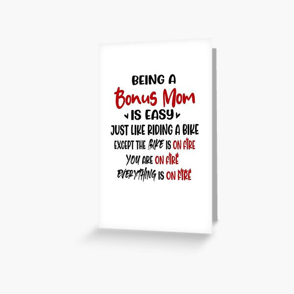SOUSYOKYO Bonus Mom Christmas Card Gifts, Step Mom Gift Ideas, Thank You  Wallet Card for Stepmom from Daughter, I Love My Bonus Mother Wedding Day