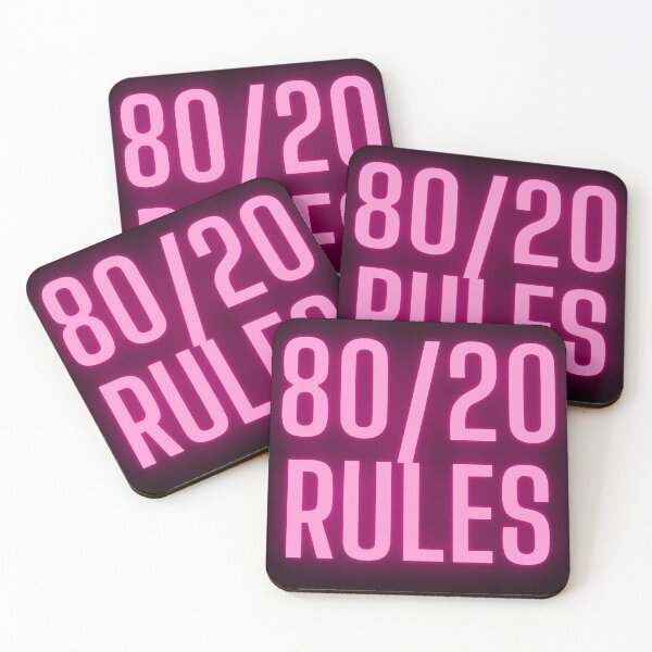 Item preview, 80/20 RULES The Pareto Principle designed and sold by Javamba.